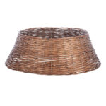 Copri Base per Albero di Natale Vimini Legno Gonna 60 cm 7