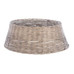 Copri Base per Albero di Natale Vimini Legno Gonna 60 cm 8