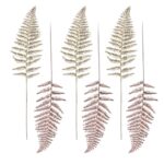 Rametto Natalizio per Decorazioni Felce Fiori Foglie di Natale 6