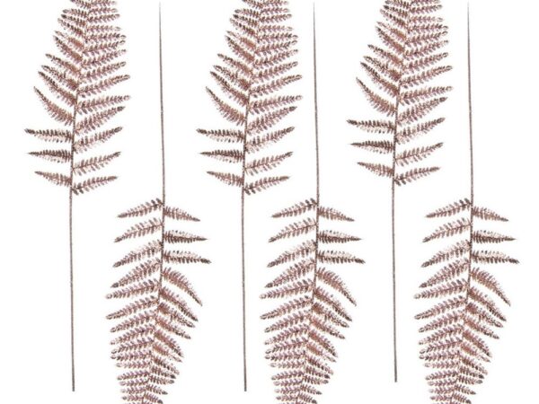 Rametto Natalizio per Decorazioni Felce Fiori Foglie di Natale 3