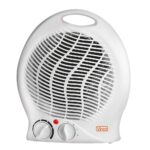 Stufa Elettrica da Bagno Ventilata Colorata Compatta 2000 W 12
