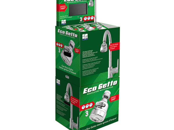 Miscelatore Rompigetto Universale Cromato Lucido Linea Eco Getto