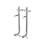 Mobile Sotto Lavabo Copricolonna da Bagno Bianco Feridras 8