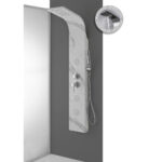 Composizione Bagno Sospeso Verde Salvia con Cassettone Lavabo Specchio 4