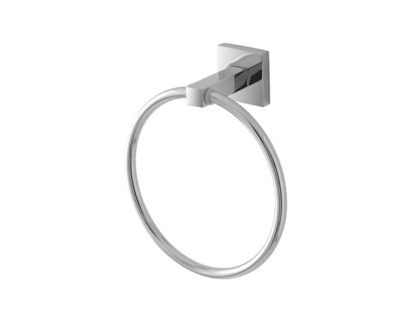 Porta Asciugamani da Bagno ad Anello a Parete Cromo Rock