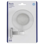 Porta Saponetta da Bagno a Parete in Vetro Satinato Cromo Rock 6