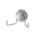 Portascopino da Bagno WC Cromo Semplice da Appoggio Rock 4