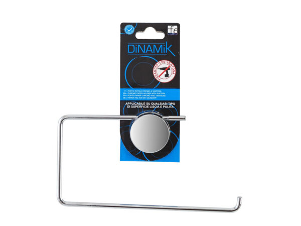 Portasalviette da Bagno a Ventosa Senza Fori Acciaio Dinamik 3