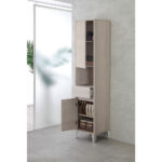 Mobile Bagno Colonna Portasciugamani 2 Ante 1 Cassetto Ripiano 6