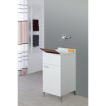 Mobile Lavatoio 2 Ante con Vasca in Resina Stella Feridras 8