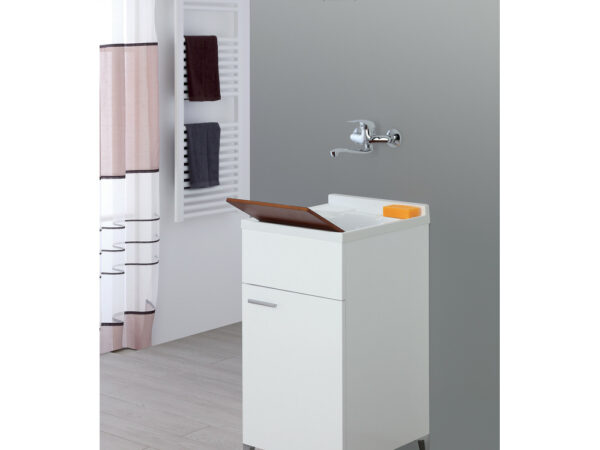 Mobile Lavatoio 1 Anta Vasca in Resina Bagno Lavanderia Stella