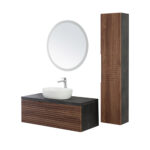 Pensile Bagno 1 Anta Rovello Mobile Noce Canaletto Feridras 6