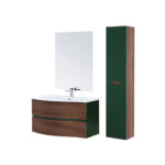 Pensile Bagno 2 Ante Mobile Rovere Chiaro Feridras 9