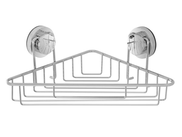 Mensola Doccia con Ventosa 1 Ripiano Cestello Dinamik 3