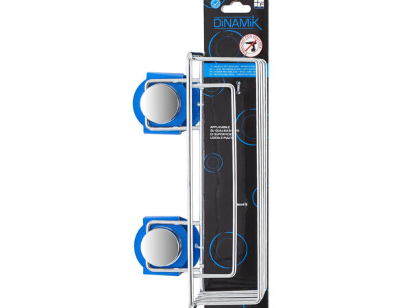 Mensola Doccia con Ventosa 1 Ripiano Cestello Dinamik 5