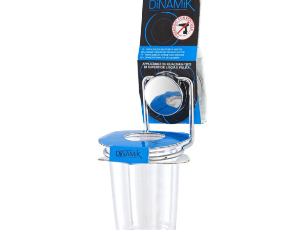 Porta Spazzolino Denti da Bagno a Ventosa Parete Dinamik 3