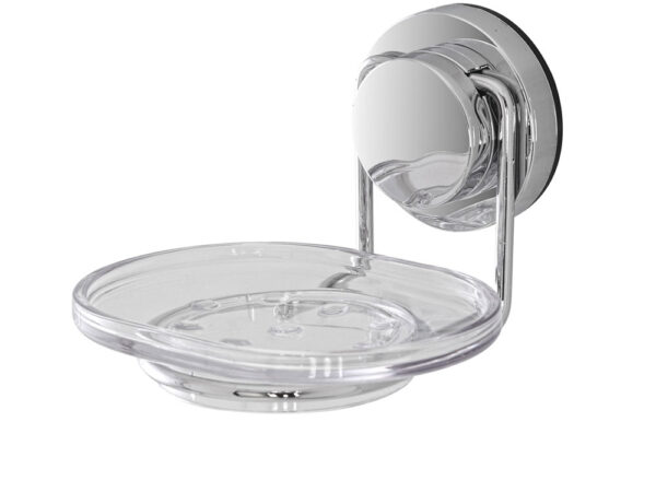 Porta Saponetta da Bagno con Ventosa in Acciaio Dinamik