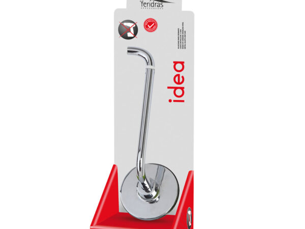 Porta Rotolo da Bagno Adesivo Senza Fori in Acciaio Idea 3