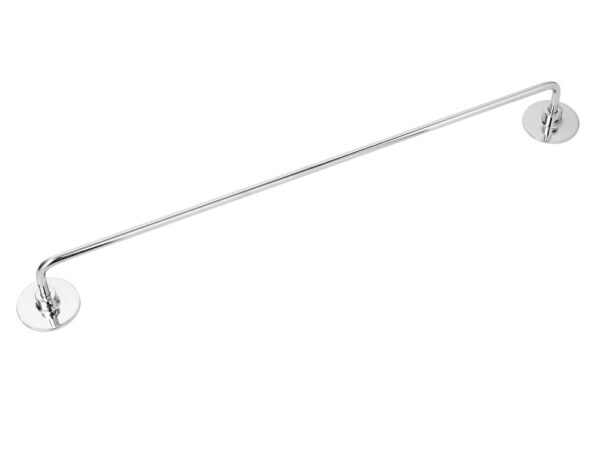 Portasciugamani Bagno a Muro Adesivo Senza Fori Cromo Idea 3