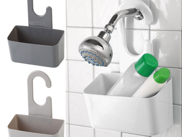 Porta Bagnoschiuma Doccia da Appendere Cestello in Plastica