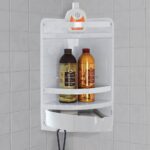 Mensola Angolare per Doccia 2 Ripiani in Plastica Ankora 6