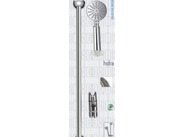 Saliscendi Doccia Regolabile con Doccetta e Asta Feridras 3