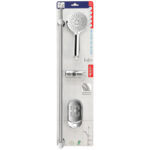 Saliscendi Doccia Regolabile con Doccetta 5 Funzioni Cromo 6