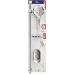 Saliscendi Doccia Regolabile Universale e Doccetta 3 Funzioni 6