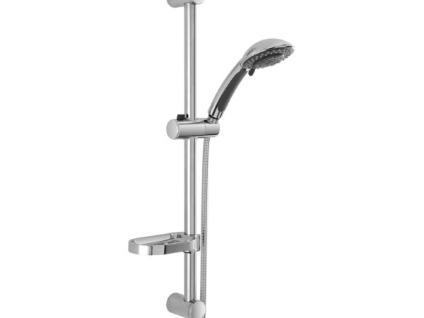 Saliscendi Doccia Regolabile Universale e Doccetta 5 Funzioni