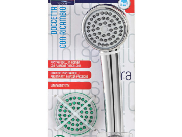 Doccetta per Doccia Monogetto Universale Cromo 7 cm Feridras 3