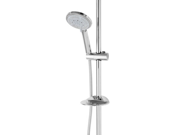 Saliscendi Doccia Regolabile e Doccetta 8 Funzioni Hidra