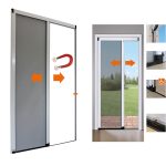 Zanzariera Plissettata Apertura Laterale Riducibile per Porta 10