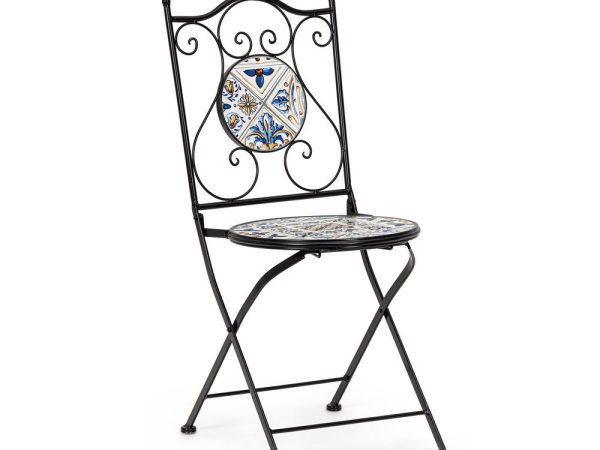 Sedia da Esterno in Ceramica Pieghevole Mykonos