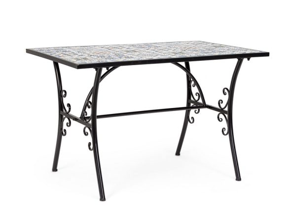 Tavolo da Esterno in Ceramica Rettangolare Mykonos