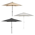 Ombrellone da Giardino con Luci Led e Palo Centrale in Alluminio 7