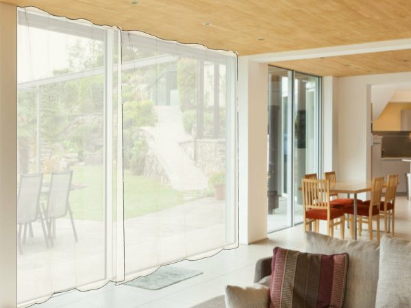 Zanzariera a Tenda per Porta Veranda Finestra Anti Mosche