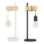 Lampada da Tavolo Townshend in Legno Vintage Eglo 11