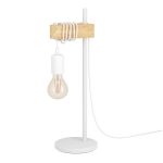 Lampada da Tavolo Townshend in Legno Vintage Eglo 16