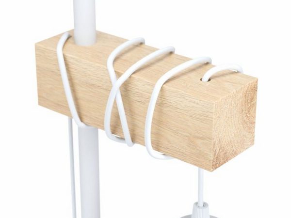 Lampada da Tavolo Townshend in Legno Vintage Eglo 3