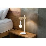 Lampada da Tavolo Townshend in Legno Vintage Eglo 18