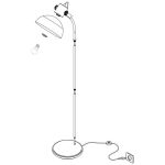 Piantana in Legno Nera Vitange Industriale Lubenham Eglo 11