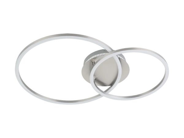 Lampadario con 2 Cerchi Led e Dimmer RGB Palmaves 3 Eglo 3