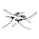 Plafoniera da Soffitto Led Moderna 4 Aste Intrecciate Onda Cabezas  Eglo 6