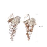 Decorazione Natalizia Uva Dorata per Albero di Natale 4 Pz 6