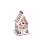 Casa Natalizia di Zucchero Dolce Illuminata a Led 14,5 cm 8