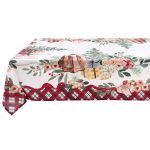 Tovaglia Shabby Chic in Cotone Sinfonia Natalizia Blanc Mariclò 4