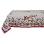 Sottopiatti Natalizi Shabby con Babbo Natale Blanc Mariclò 6 Pz 4