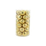 Set Palline di Natale Oro in Box da 41 Pz 6 cm 5