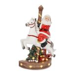 Decorazione natalizia con Babbo Natale Adley 18 cm 4