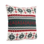 Cuscino Scozzese Tartan di Natale con Renna Carol 45×45 cm 4